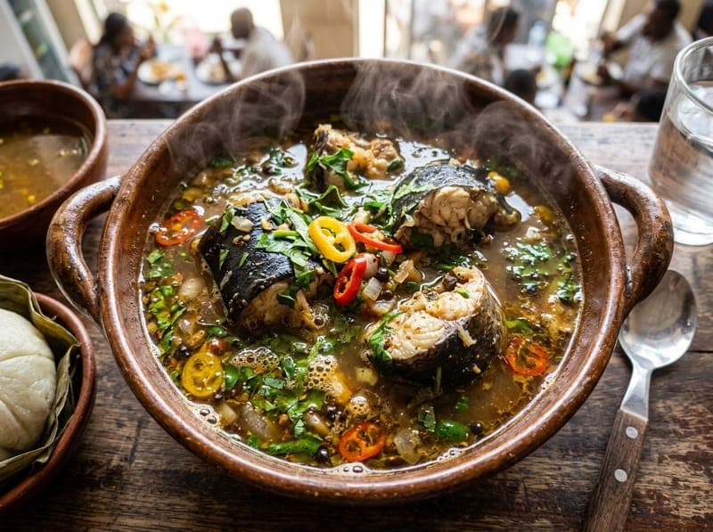 Fresh Catfish Pepper Soup (Point & Kill)