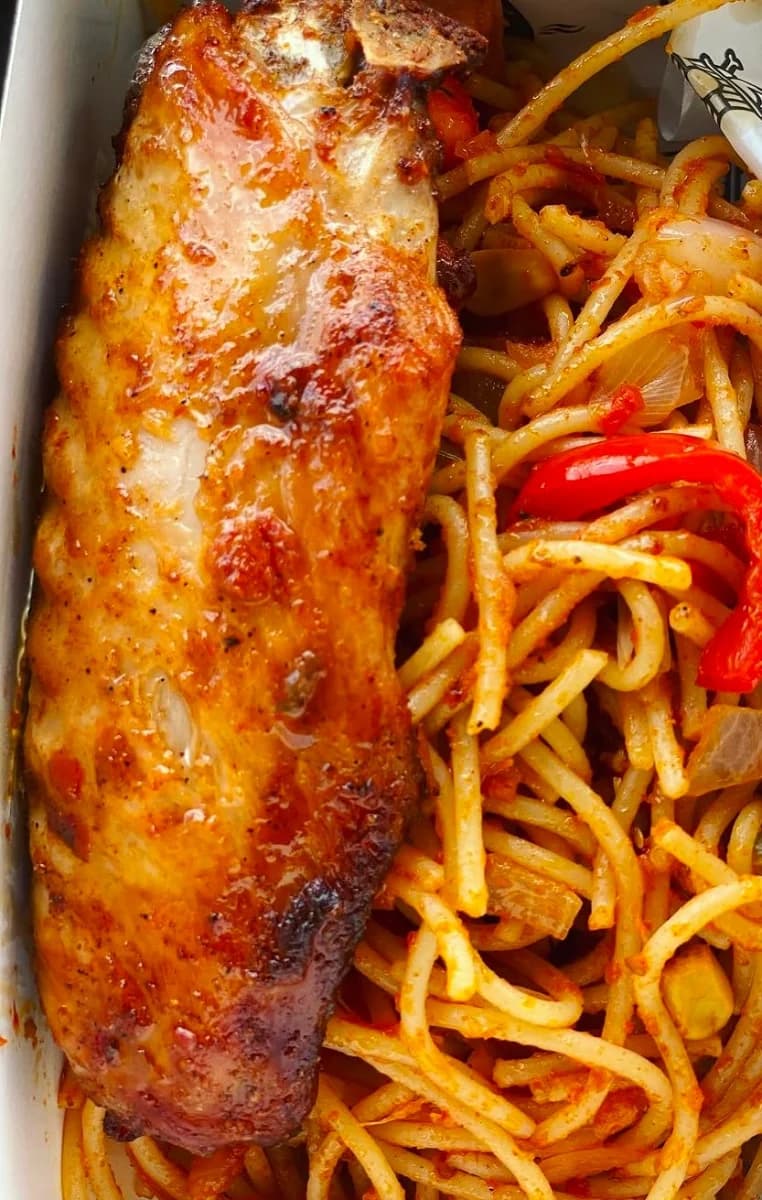 Pasta with Turkey wing