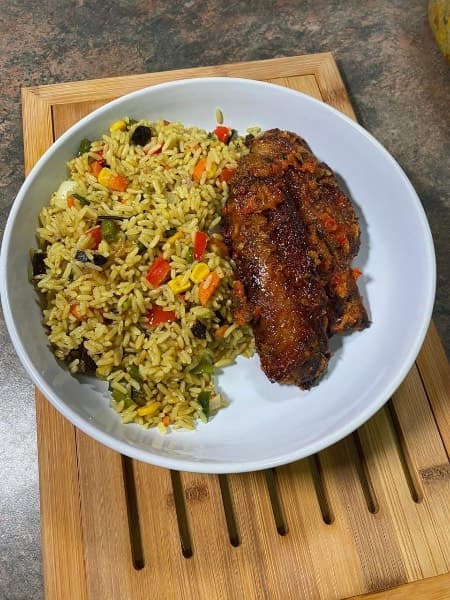 Fried rice with Turkey