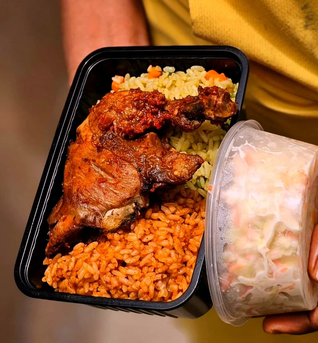 Corper Survival Combo (Jollof + Chicken + Dodo + Egg)