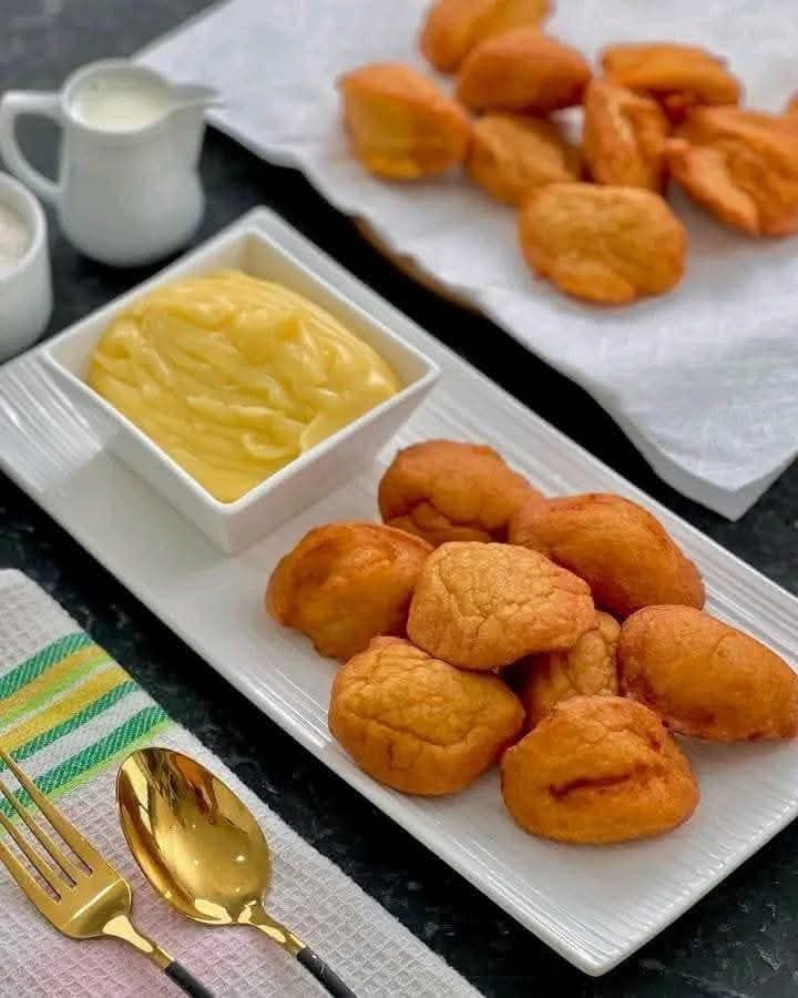 Akara with pap (Custard)
